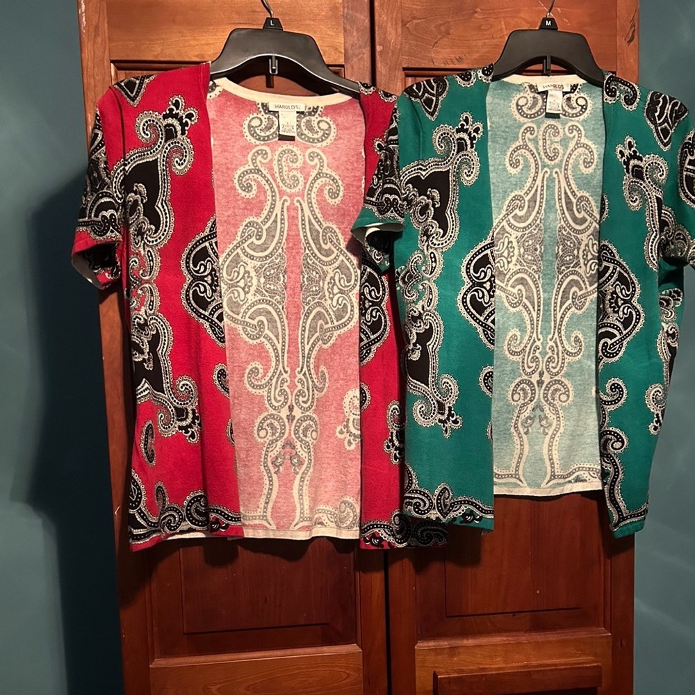 2 Sweet cardigans Sold separately…